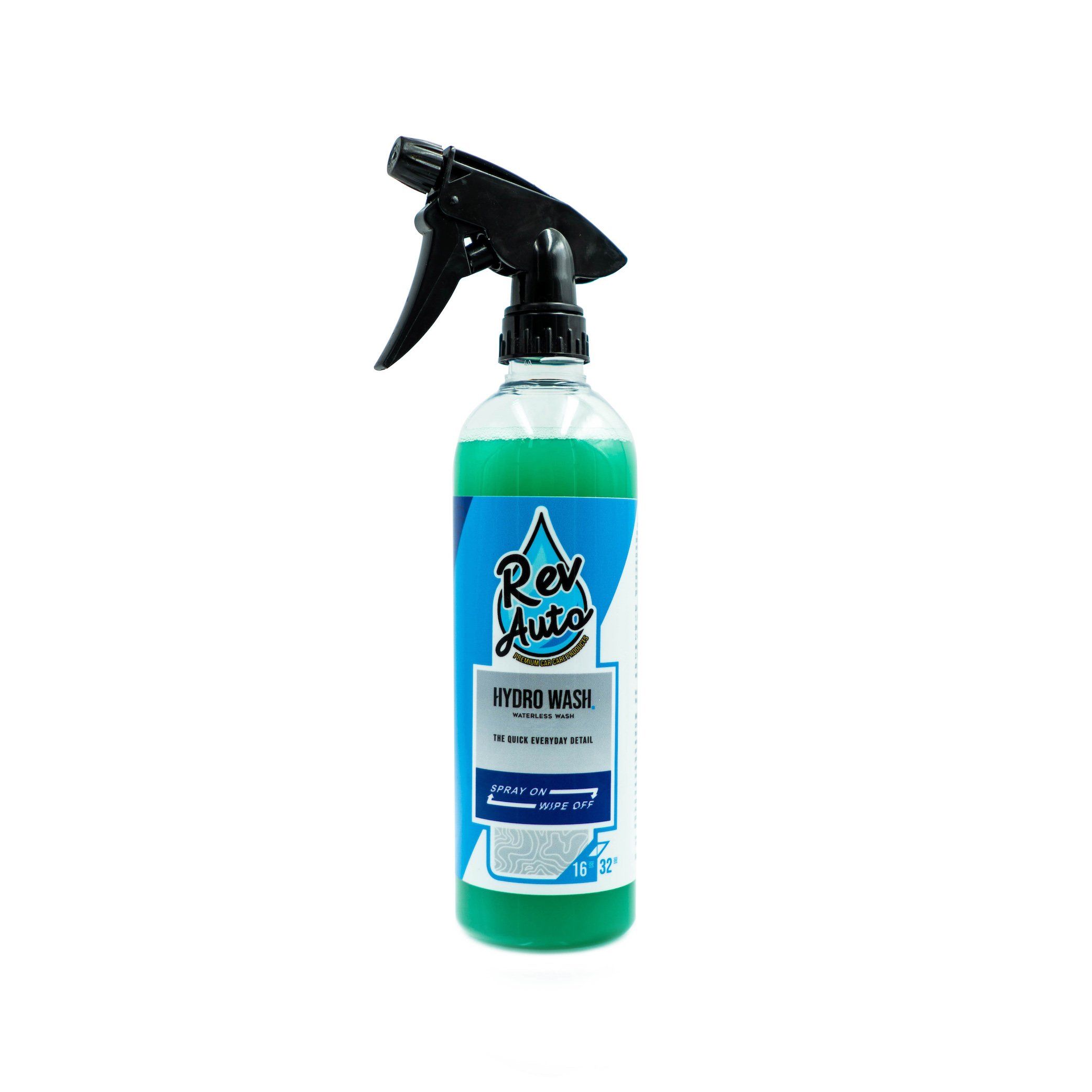Rev Auto Waterless Car Wash Spray - Cleans Any Vehicle Without A Water Source/No Rinse Car Wash/Waterless Car Cleaner That Cleans Car Exterior