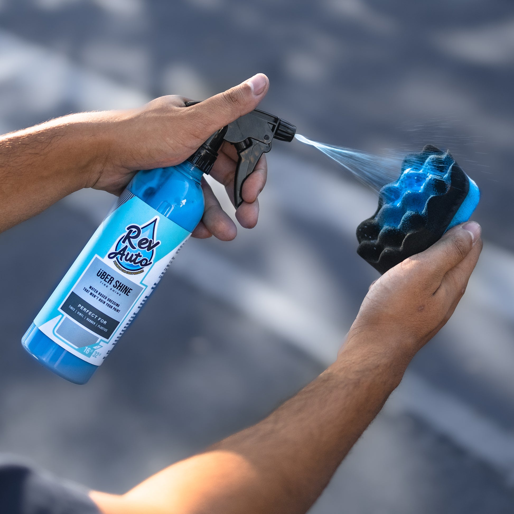 Uber Shine - Water Based Tire Shine / Tire Dressing - Rev Auto REV Auto Uber Shine - Water Based Tire Shine / Tire Dressing - Rev Auto REV Auto