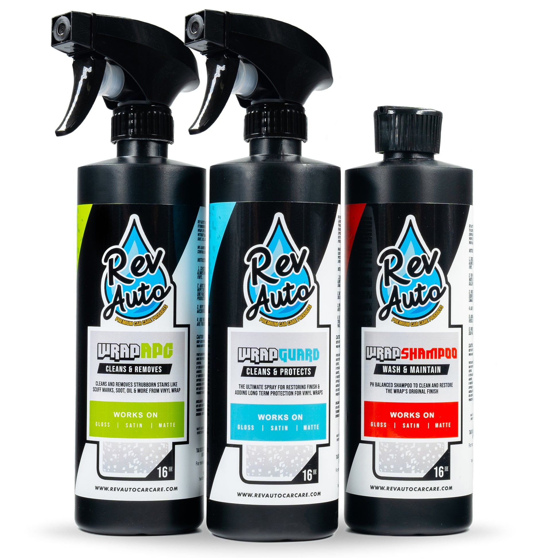 Wrapped Car Detail Kit - The Complete Car Cleaning Solution - Rev Auto –  REV Auto